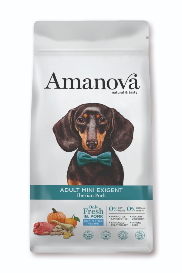 Amanova Dog Mini Exigent Grain Free Iberian Pork 2 kg